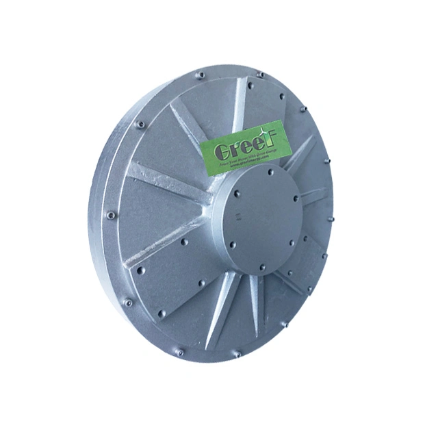 Gerador Coreless de fluxo axial do rotor externo 3fase saída AC de 1KW, 2KW e 3KW, 5KW