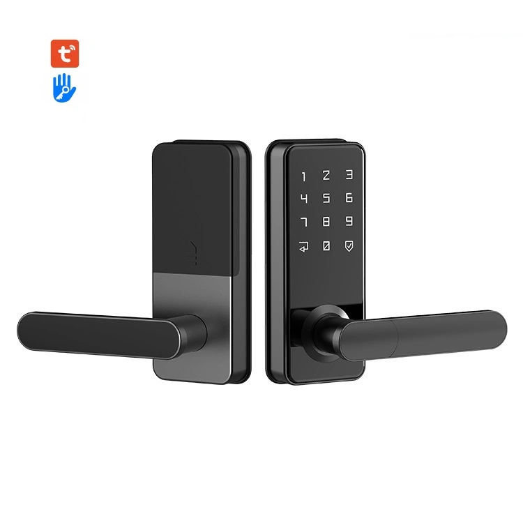 Tuya Keypad Keyless Smart Fingerprint Digital Life Door Knob Building Lock