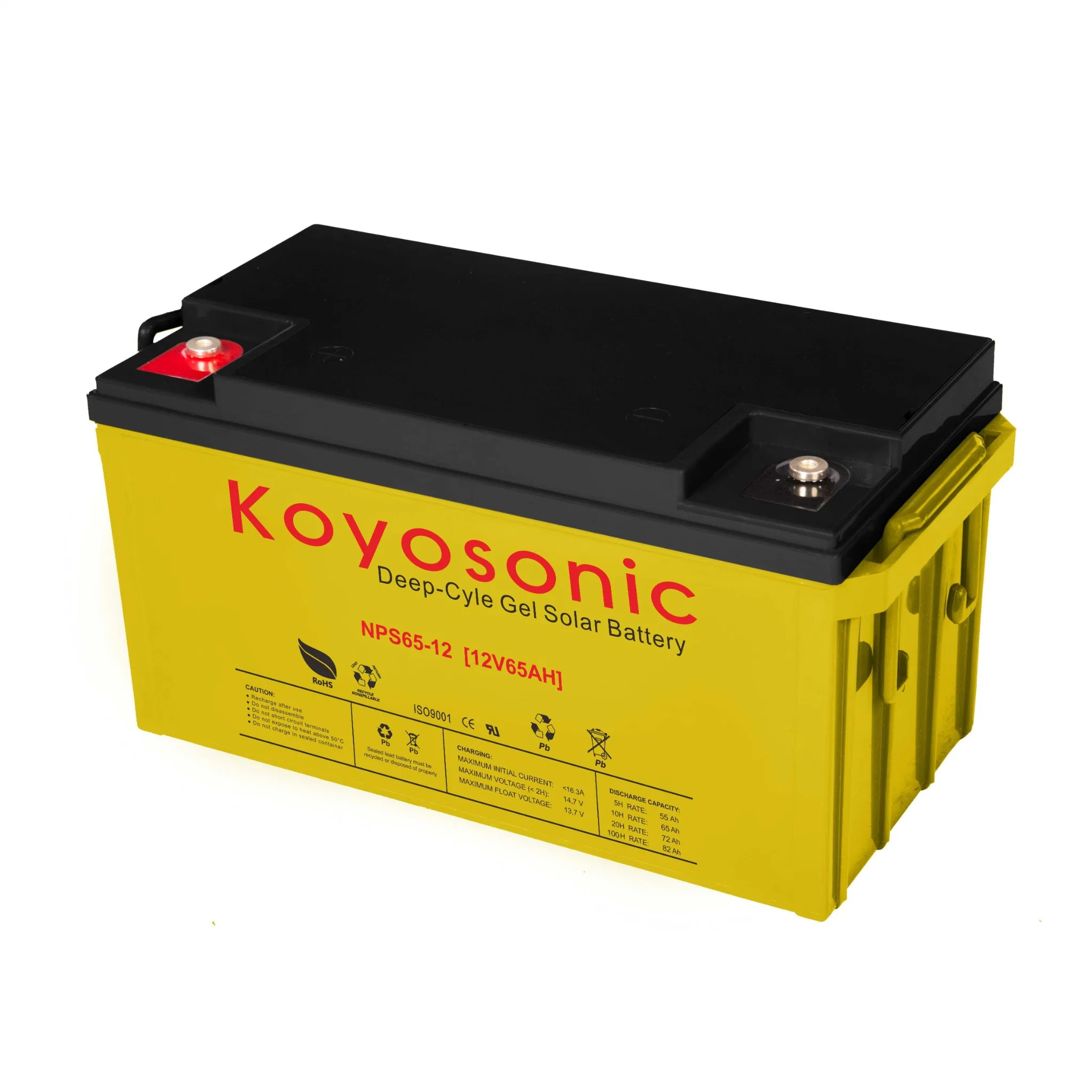 Motive Power AGM Traction Battery 12V 75ah Battery for Electric Vehicles