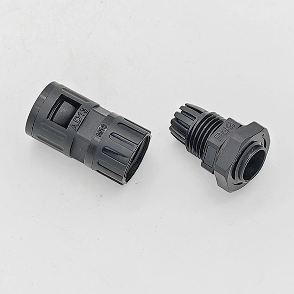 Lockable Conduit Connector for Flexible Corrugated Pipe Ad13mm Pg9-Ad13