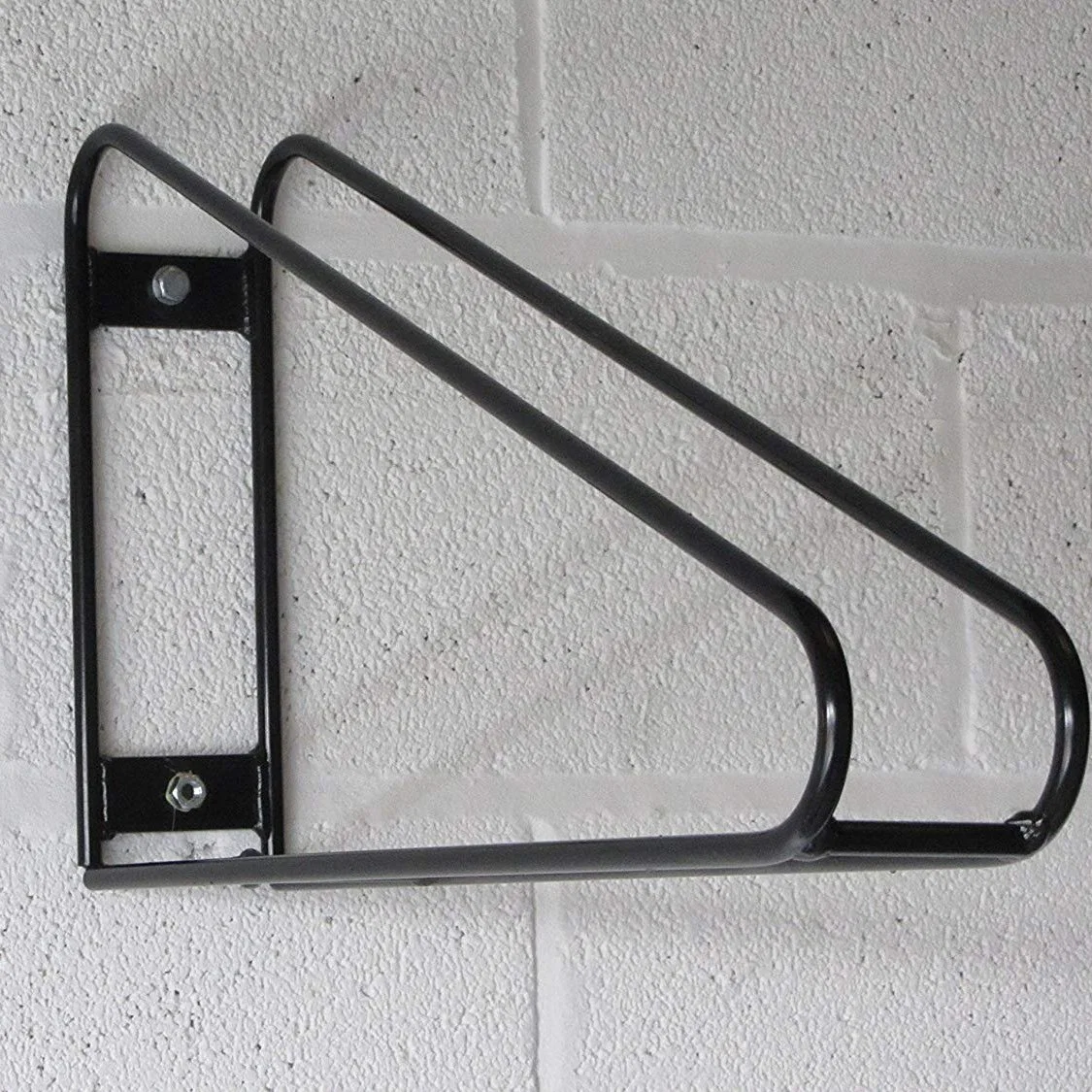 Montaje en pared vertical único colgador de metal bicicletas bastidores de bicicletas Rack