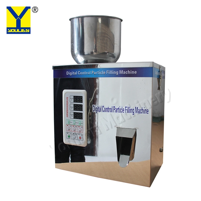 DC-99 Manual Single Head Granule Powder Tea Nut Bottle Weighting and Filling Machine