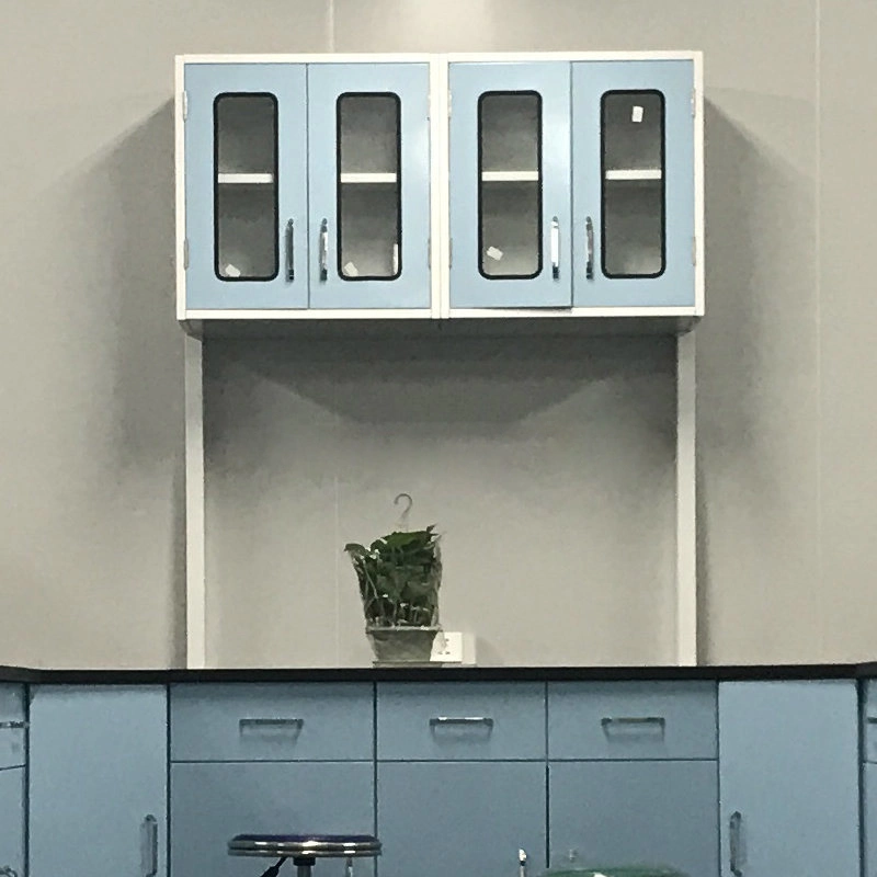 Lab Bench All Steel Lab Furniture with Wall Cabinet