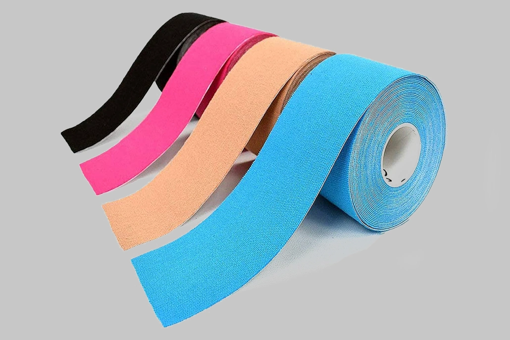 Greenway Punched Cotton Kinesiology Tape with Hole for Lower Back Pain Exercises Plus Protection Physio Therapy Treatment