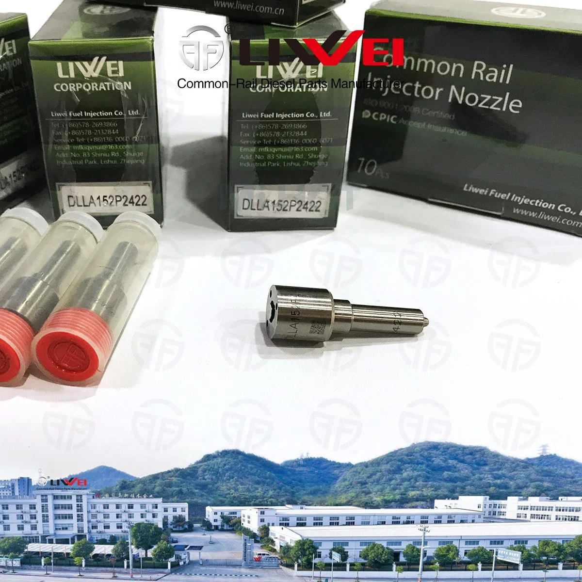 LIWEI Brand Nozzle DLLA150P2436 Common Rail Injector Auto Parts for 0445110633/632