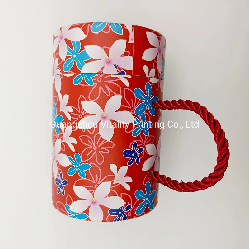 Wholesale/Supplier Printed Color Round Tea Packaging Box Cardboard Tube Loose Tea Paper Cans