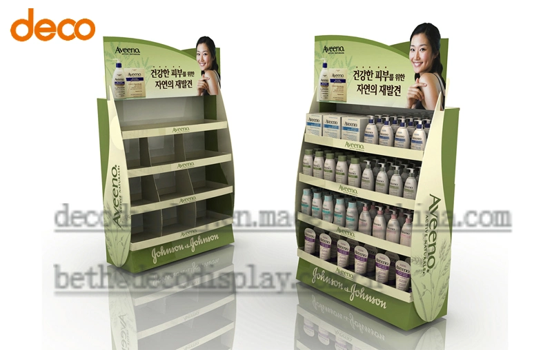 Customized Display Shelf Floor Display Stand Cardboard Advertising Equipment