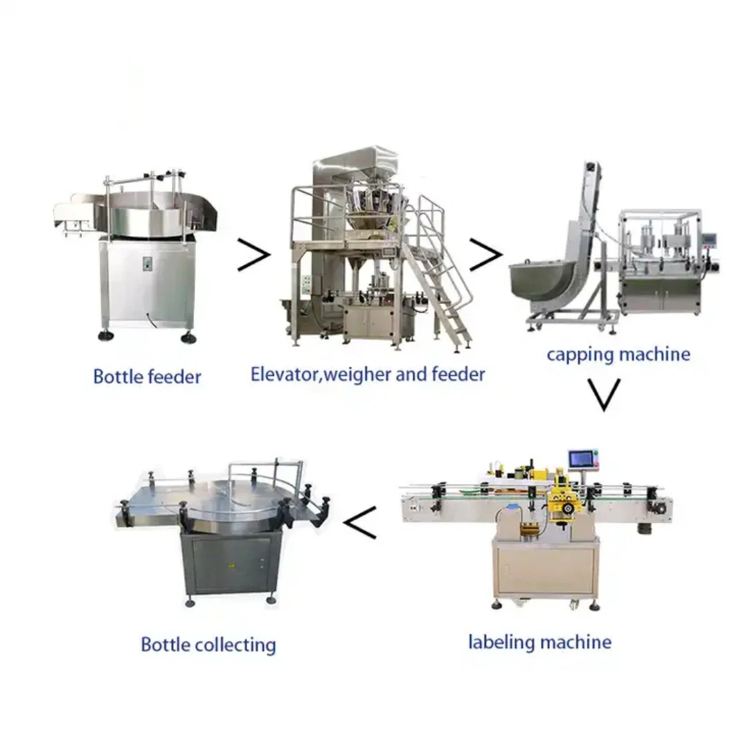 Automatic 1-12 Heads Linear Weigher Grain and Coarse Cereals Quantitative Package Scale Manufacturer