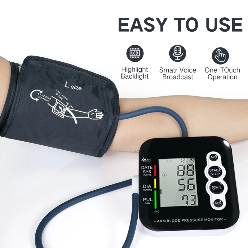 Portable Smart Blood Pressure Monitor Electric Digital Bp Monitor for Home Use