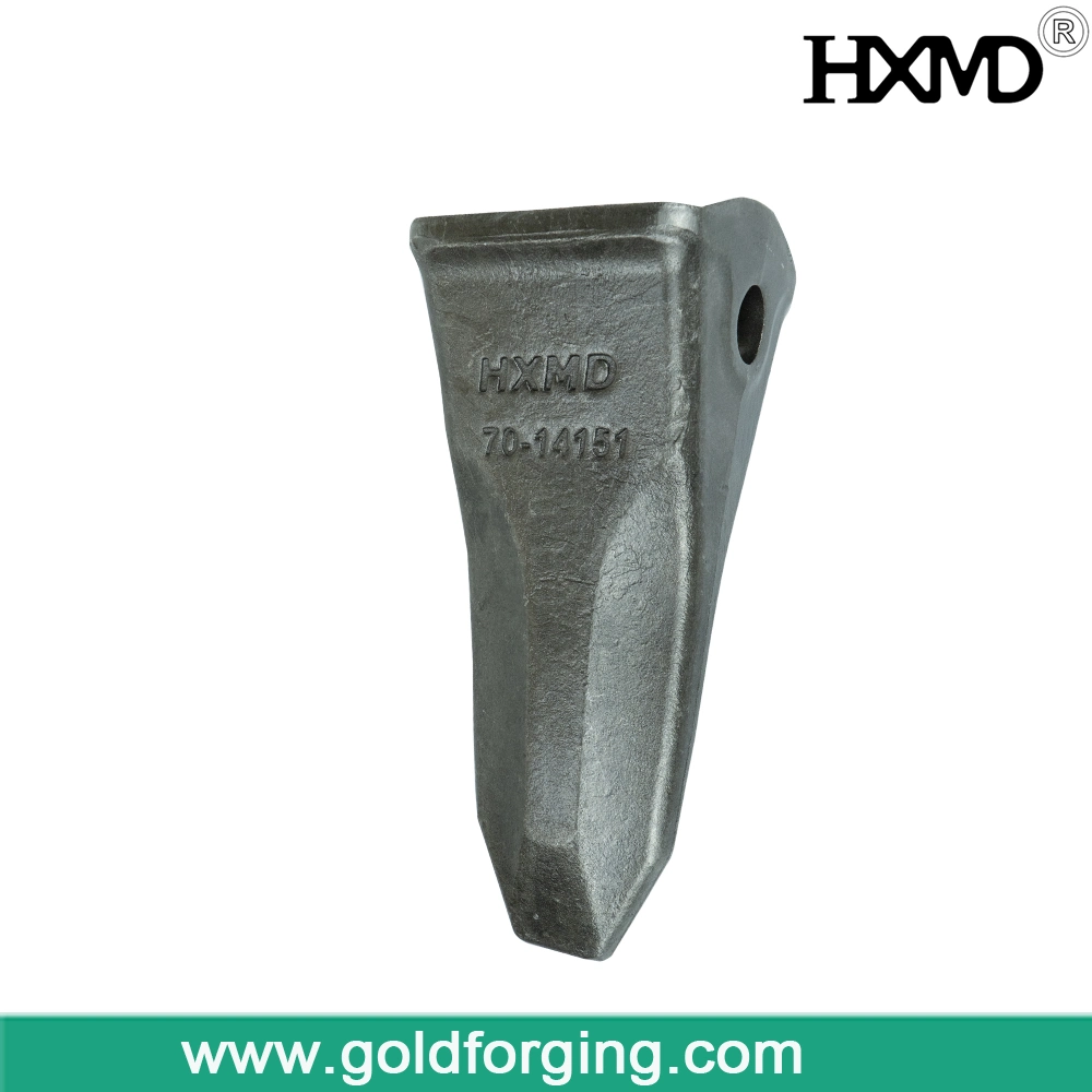 OEM Gold Forging Excavator PC300 Bucket Teeth for Komatsu Parts for Sale, Excavator Spare Parts Tooth Point 207-70-14151RC Made in China