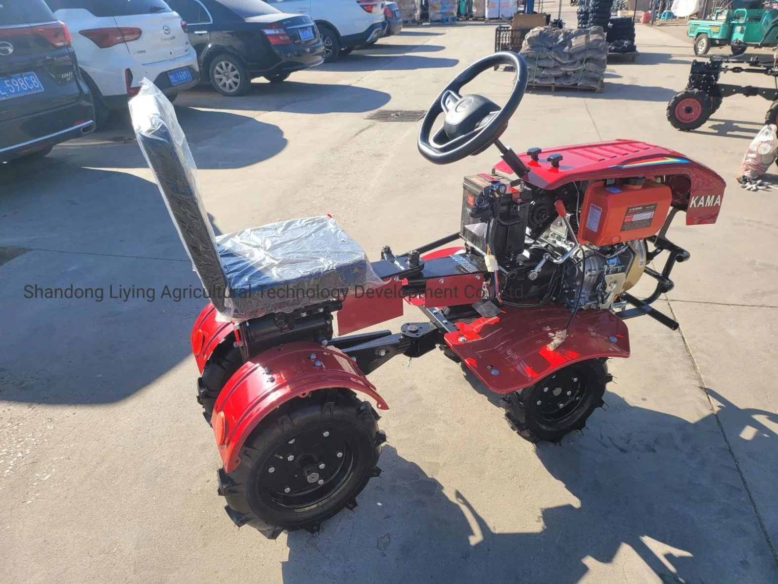 2023 Hot Sale 4WD Power Weeder Mini Tractor with Rotary Mini-Tiller Power Tiller