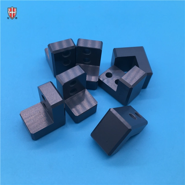 Good Thermal Shock Resistance Black Si3n4 Silicon Nitride Ceramic Chunk Block Structural Part Customized Manufacturer