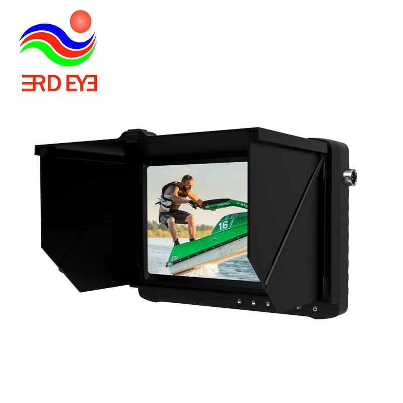 Battery Powered 7 Inch Full View HD Screen Portable 1080P CCTV Ahd DVR Support Fhdtvi, /Cvi/Ahd/CVBS W Sunshade &Memory