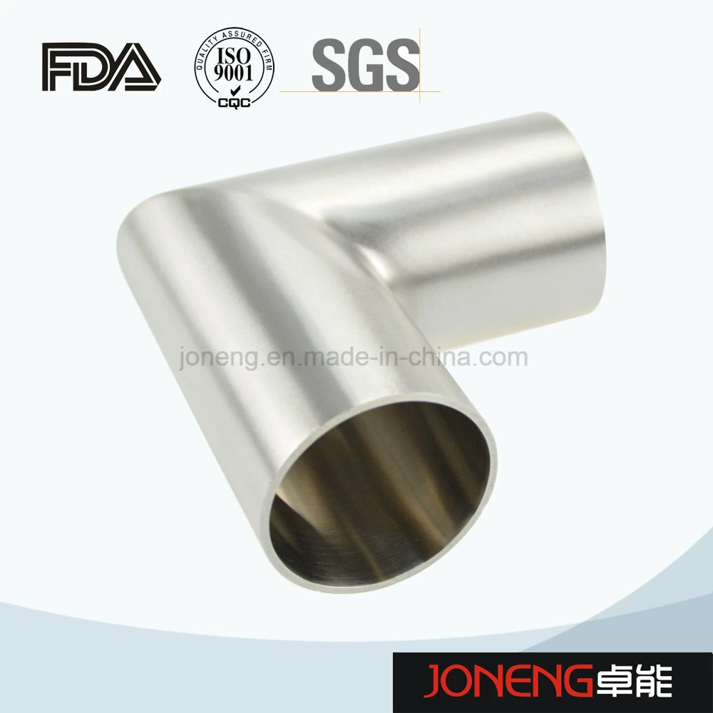 Stainless Steel Pipe Fitting Triclover Clamped 90d Elbow (JN-FT1007)