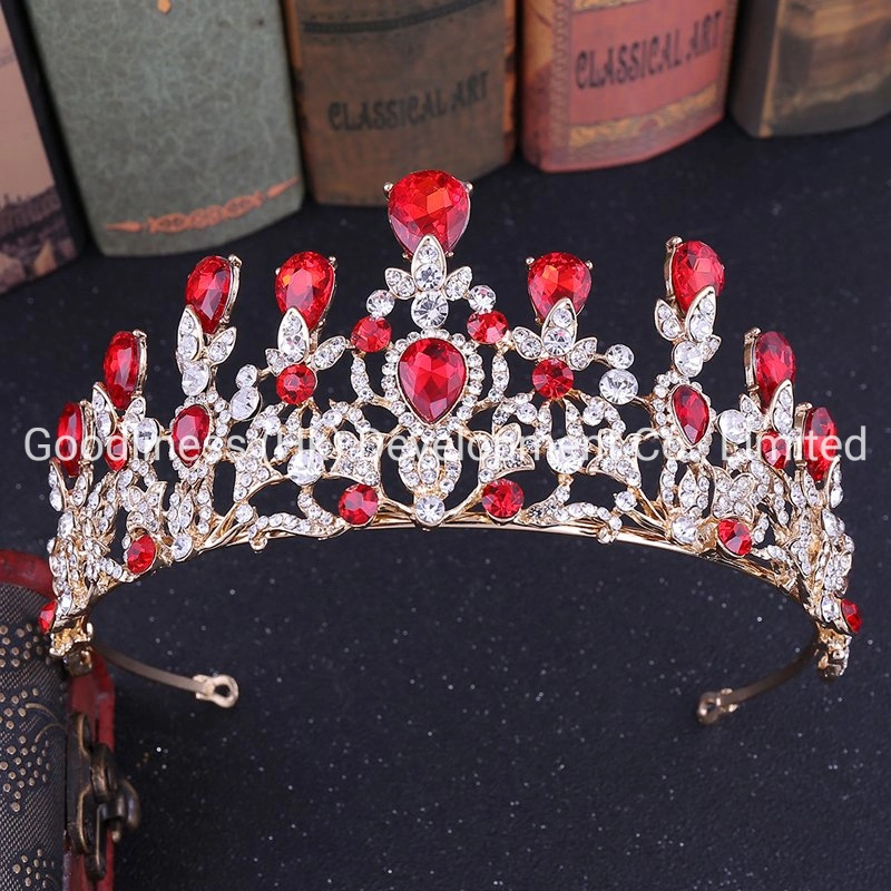 Royal Tiaras Coronas hombres/mujeres de la Prom Pageant diadema adornos de pelo cabello accesorios de joyería de Bodas