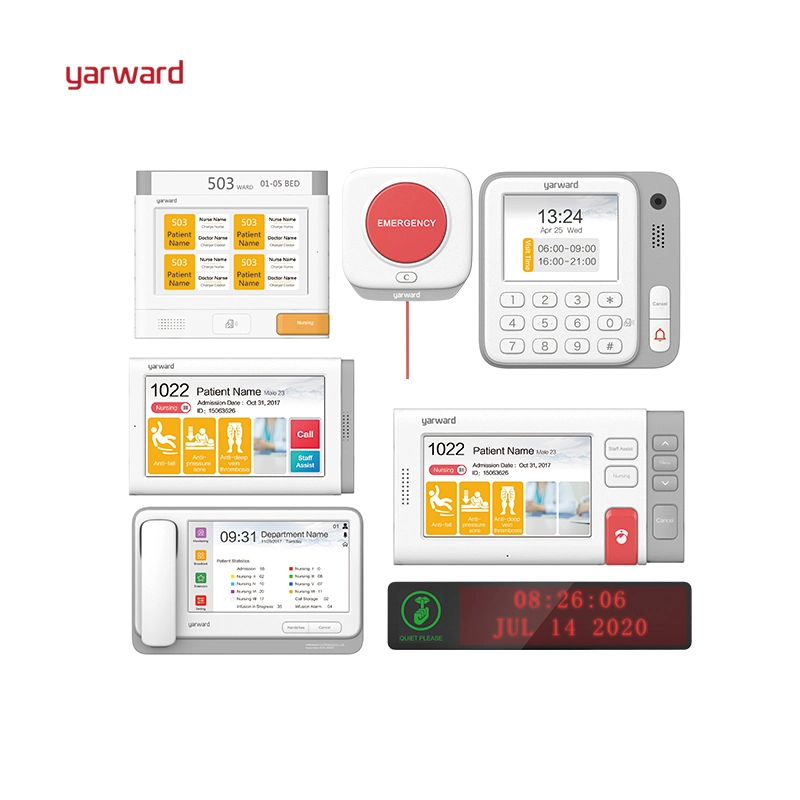 Nurse Call Paging System Wired Patient Call Nurse Calling Cord System Paging System for Hospital Bed