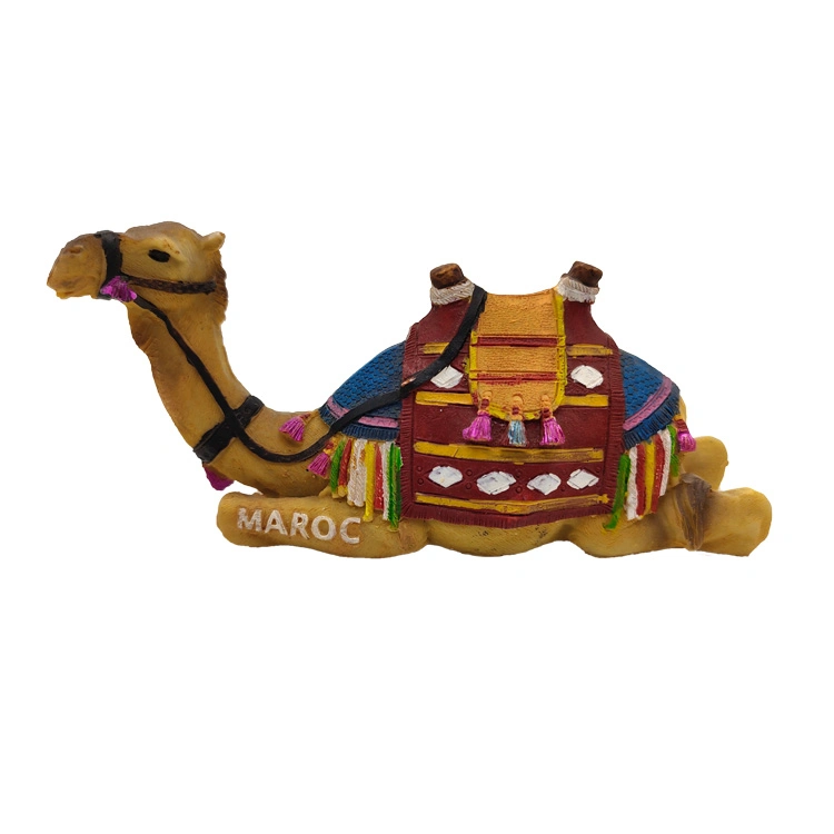 La decoración del hogar árabe de resina de recuerdos de Dubai estatuas camello esculturas de animales