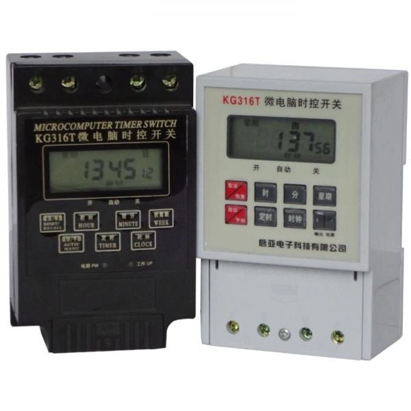 Programmierbare digitale Zeit für Mikrocomputer-Steuerschalter DIN Rail 25A Kg316t Schalter