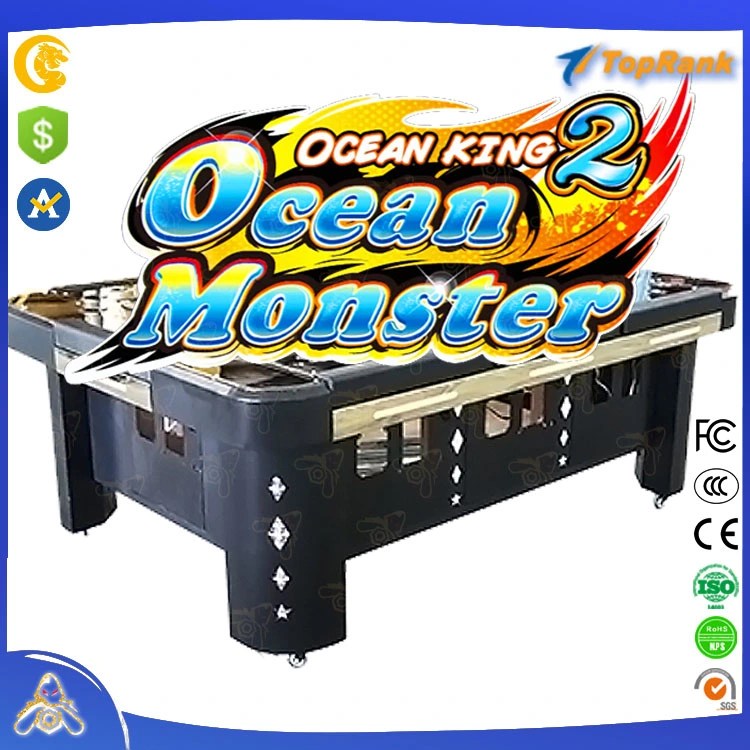 2/3/4/6/8/10 Spieler Multi Sitze Shooting Table Casino Fisch Spielmaschine Münzbetriebene Cash Akzeptable Ocean Monster