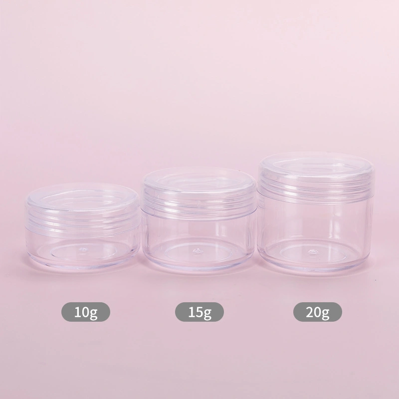 30/40/50/60/80/100/120/150ml Storage Cans Sealed Packaging Skincare Cosmetic Cream Plastic Jars