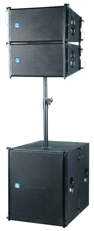 10&prime; &prime; Waterproof Neodymium Hanging and Stacking Mini Line Array Speaker