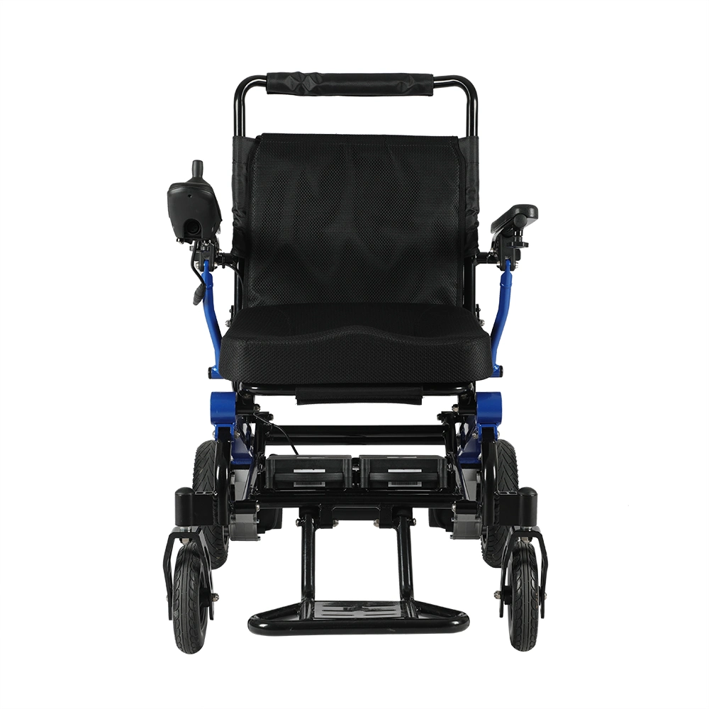 Factory Direct Supply Aluminium Light Folding Electric Wheelchair for Outdoor