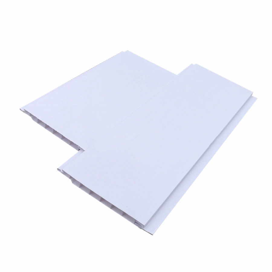 ورق الطباعة اللامع من لوحة الحائط المسطحة من المصنع في الصين ورقة سقف من مادة PVC بيضاء اللون