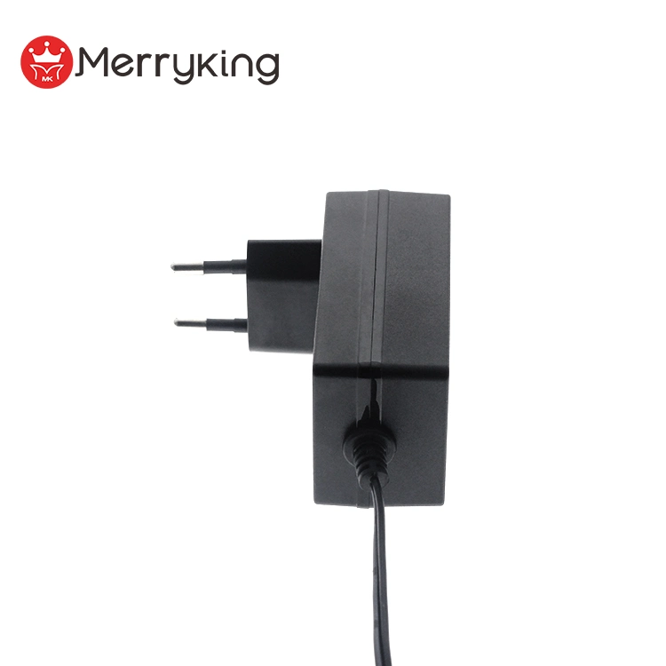 Marcação GS RoHS 230V AC Input DC 24 V AC Adaptador CC 24V 1A 1.5A Ficha UE de comutação do adaptador de alimentação