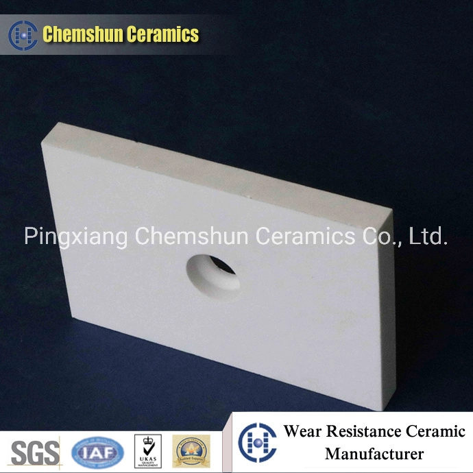 Abrasion Resistant Weldable Alumina Ceramic Brick as Chute Inner Liner