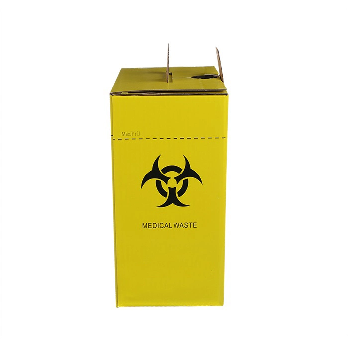 Cardboard Box Safety Sharp Container Disposable 1 L Medical Hospital