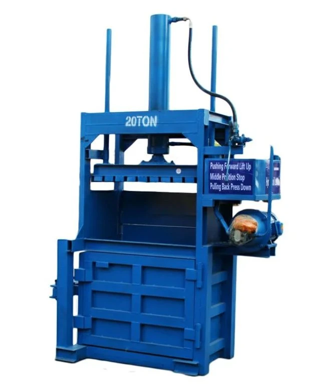 Packaging Machine Recycling Machine Vertical Hydraulic Cotton Bale Press Baler Machine