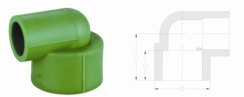 PPR Fittings for Hot and Cold Water Supply