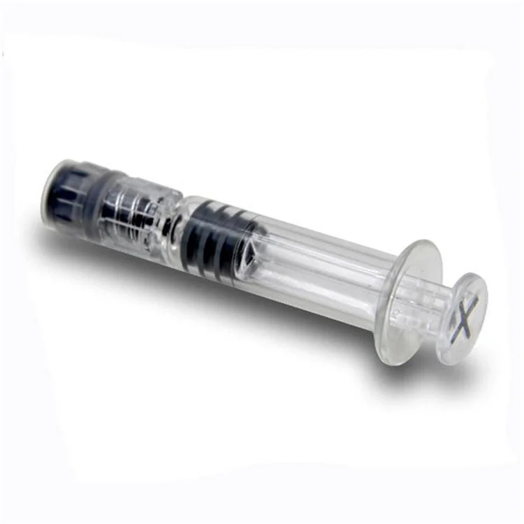 Glass Prefilled Syringe with Scale and Tip-Cap for Vaccine Medical Use