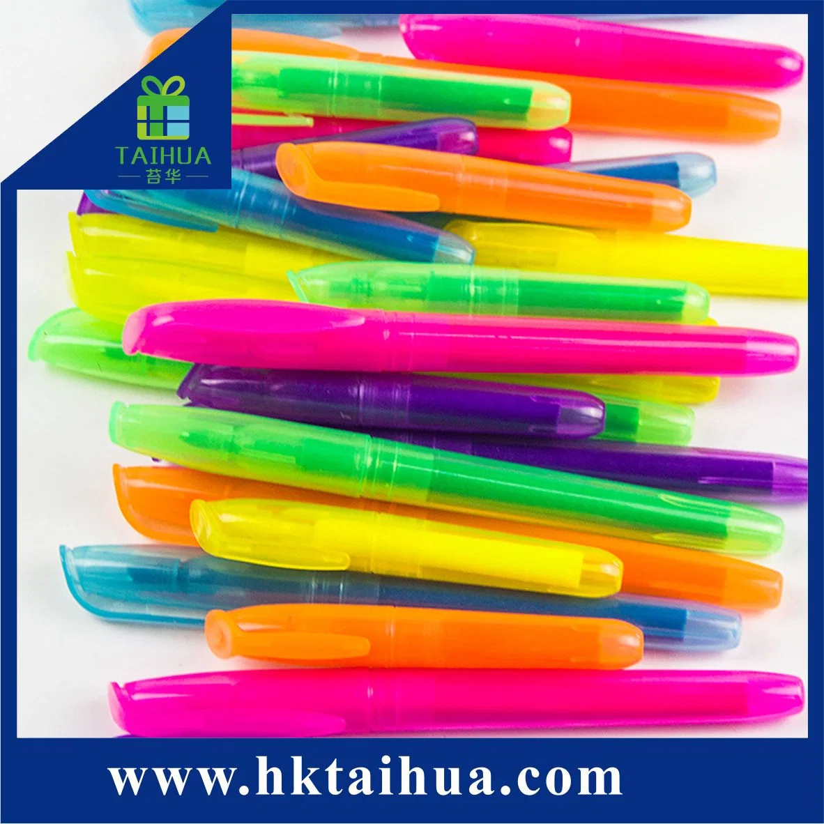 Hot Sale Colorful Highlighter Marker Pen with Custom Logo