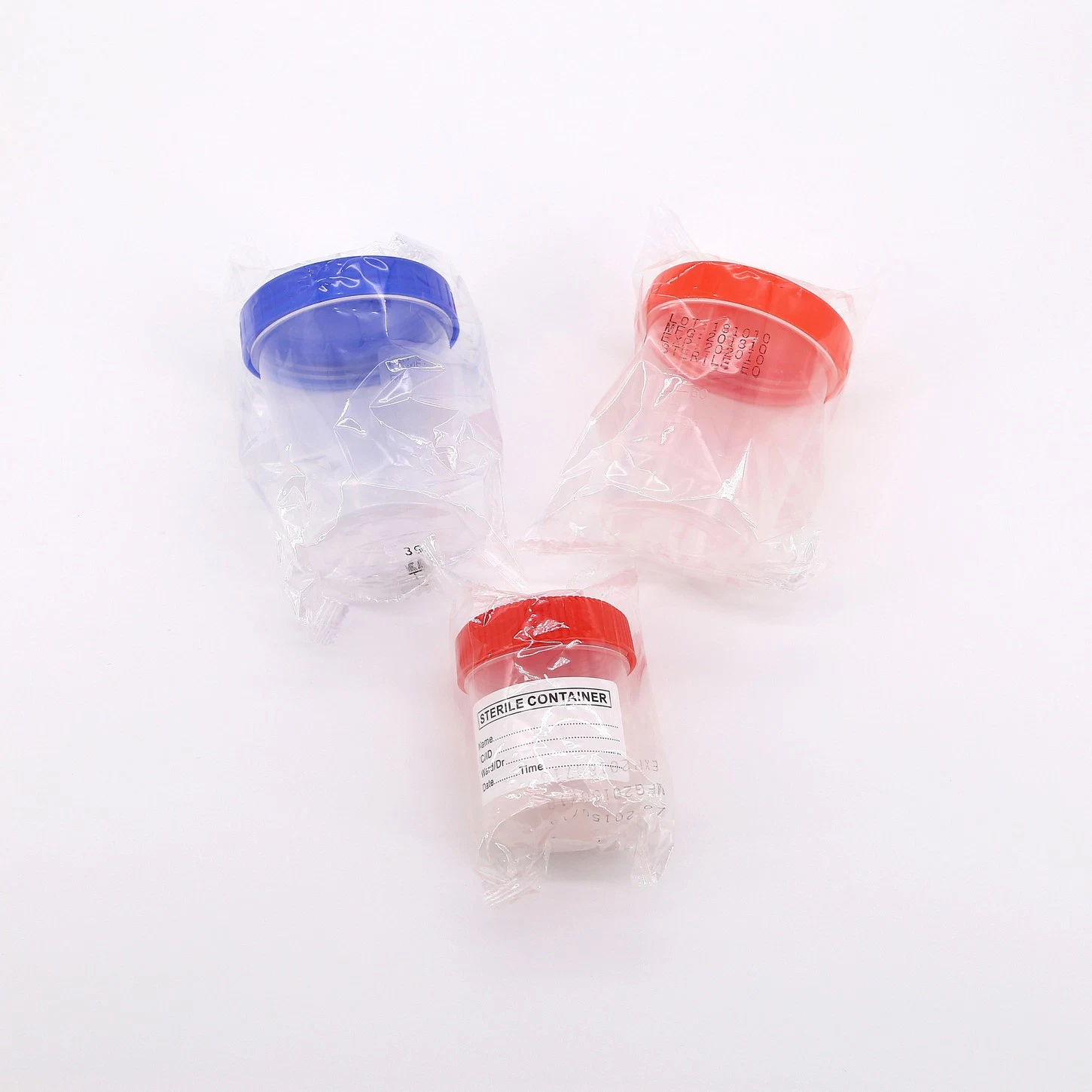 Disposable Universal PP/ PS Medical Supply Urine Sample Collection Container / Cup with Label