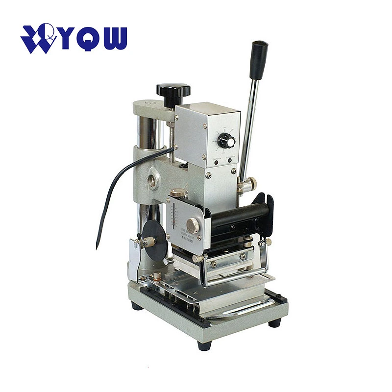 Manual Embossed PVC Card Hot Foil Heat Press Tipping Machine