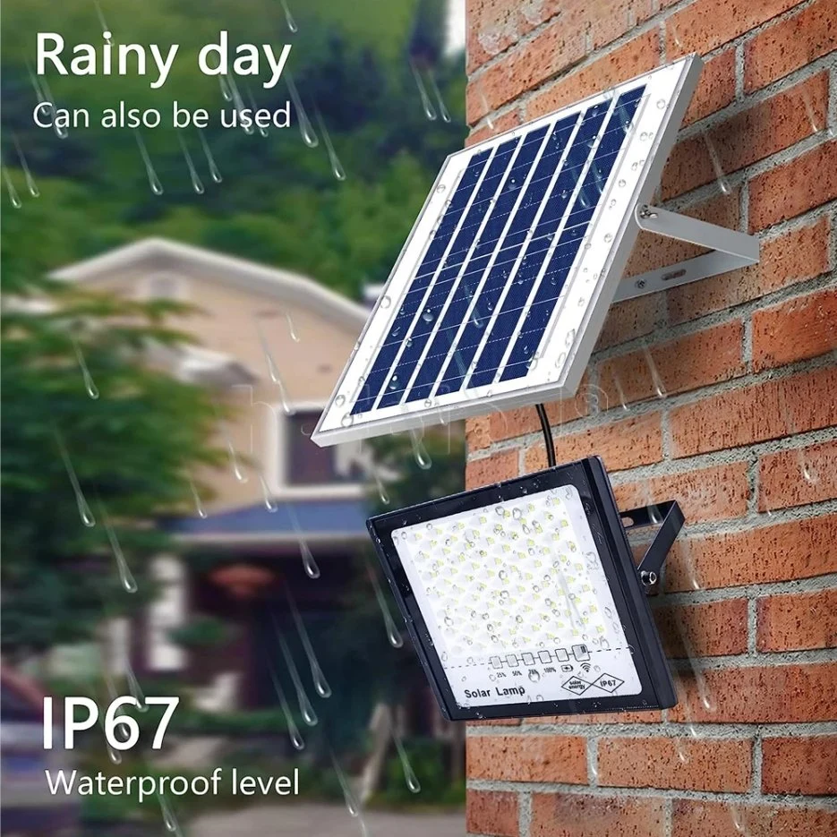 Daylight White LED Solar Floodlight for Garden Solar Flood Street Light Lamp