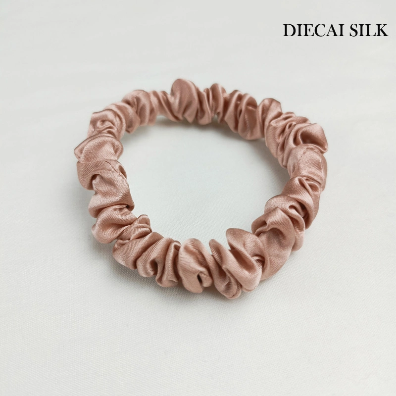 China Factory 6A Grade Mulberry Silk Custom Color Skinny Silk Headband with Custom Design