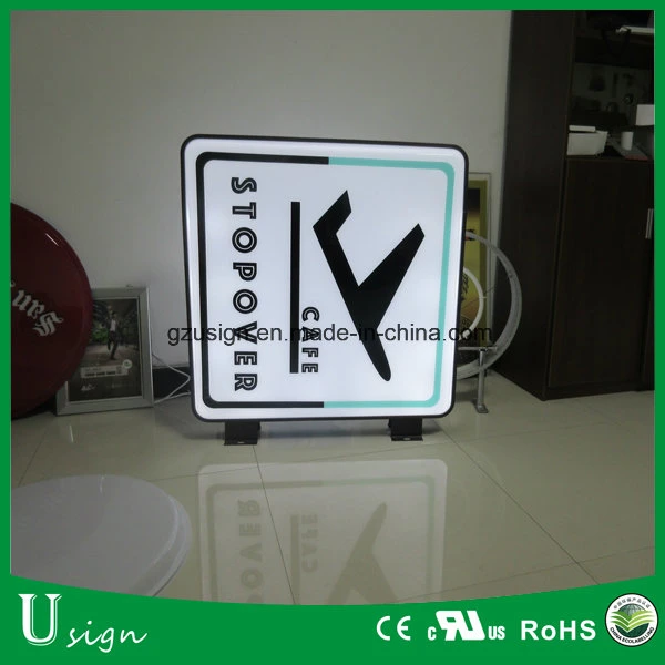 Acrylic Embossed LED Light Box for Advertising