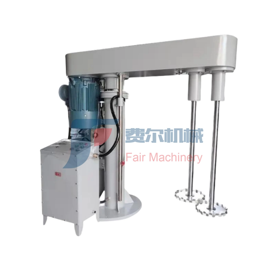 1000L Industrial High Speed Disperser Paint Disperser Paint Mixing Machine with Hydraulic Lift