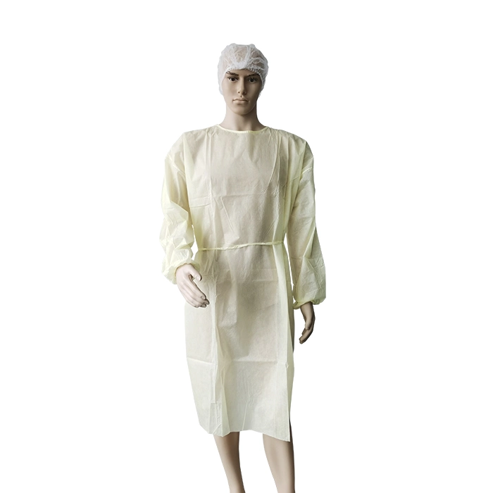 Xiantao 24years Manufacturer SMS Isolation Gown Dental Nurse Disposable Hospital Gowns