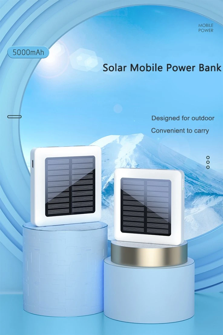 Application of Multiple Scenarios Solar Portable Charger for Camping Solar Power Bank for Mobile Phone