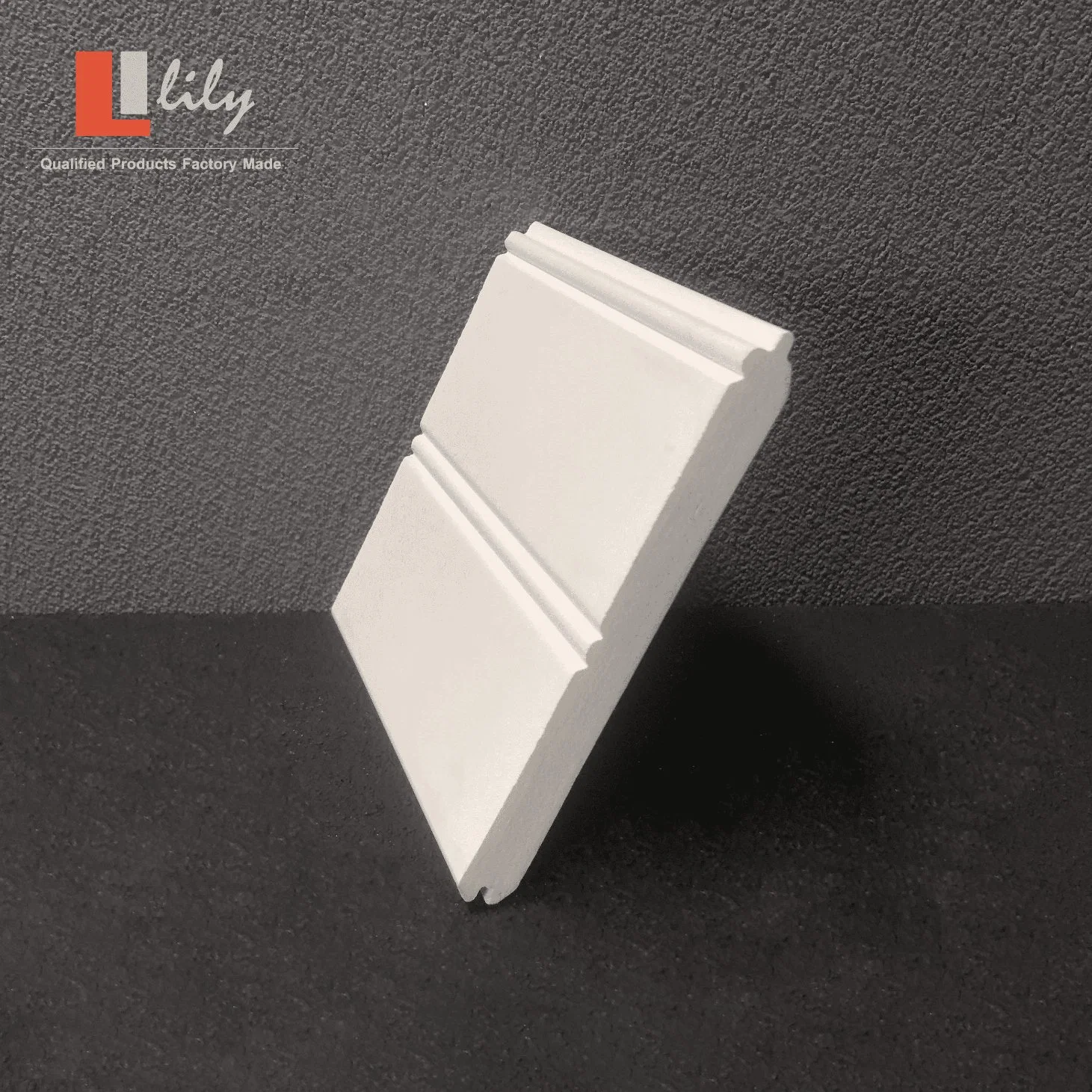 Home Decoration White PVC Baseboard Moulding