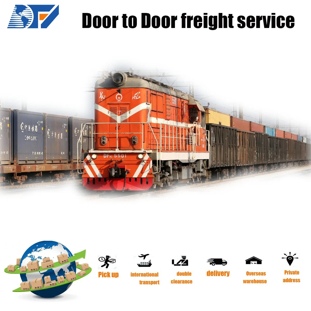 Railway Transportation From China to Austria Europe Amazon Fba Door to Door by Train