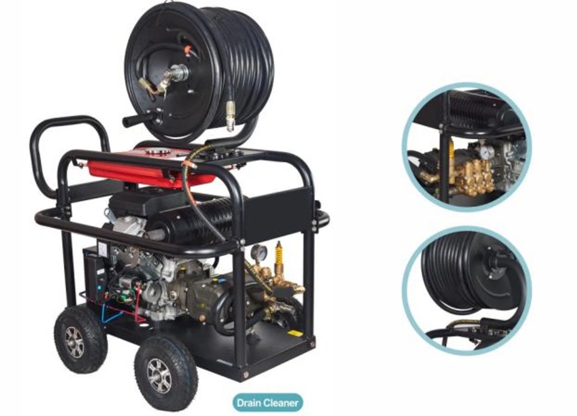 Bison 2700-200psi 50-40 Lpm Jet Cleaner Sewer Drain Cleaning High Pressure Washer