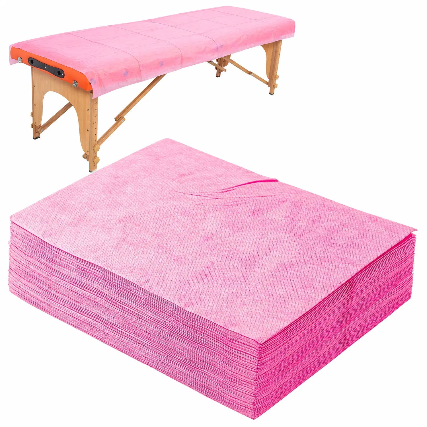 Hospital Beds Sheet PP 35 GSM PPE Disposable PPE Bed Sheet Cover