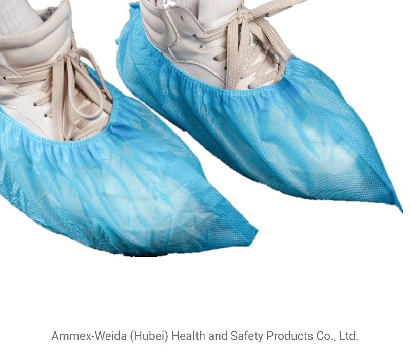 Vente en gros anti-statique jetable usage médical non-tissé housse de chaussure en tissu