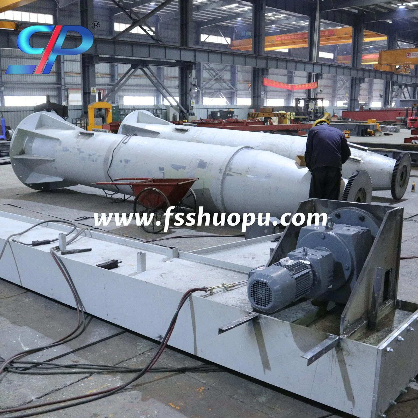 OEM Perfect Large Metal Column Fabrication Custom Weld Structural Machining Part