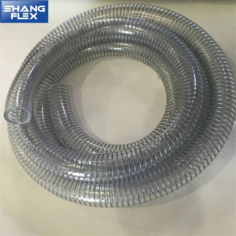 Flexible PVC Hydraulic Industrial Discharge Pipe Steel Wire Hose