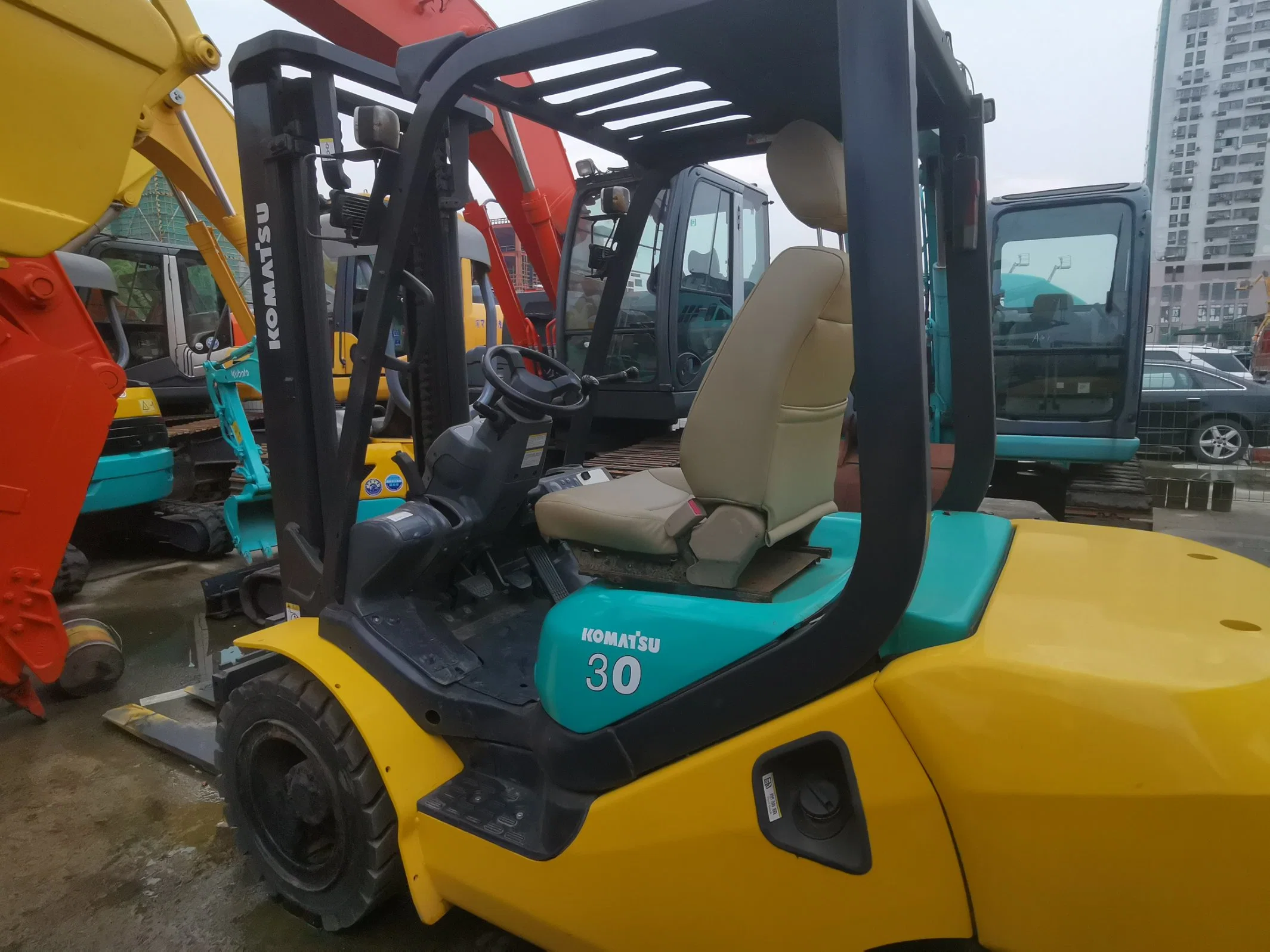 Used Excellent Original Japan Komatsu 3ton Forklift (30) for Sale